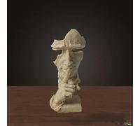 JWANSHAMI Il silenzio è un'opera d'arte scultura minimalista retrò dorata