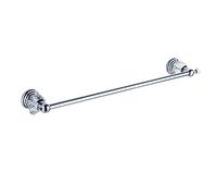 JWBXFYXW Accessori per Il Bagno in Cristallo Trasparente di Lusso con Finitura a Cromo Lucida Costruzione in Ottone Solido comprende Barra da Asciugamano Moderno Set di Hardware da Bagno