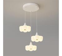 JWBXFYXW Apparecchiatura a 3 luci a 3 luci a Ciondolo a Ciondolo a 39w Moderno Lampada a Sospensione di Fiore Creativo Moderno per la Camera da Pranzo Cucina Camera da Letto