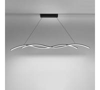 JWBXFYXW Camera Leggera a Sospensione Lampada a soffitto ondeggiate lineare Light Light Minimalist LED LAMPAGGIO di PENDANTE 6000K BAGUAGGIO Bianche LIMINA di Lima di PASSAGGI
