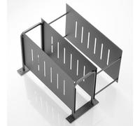JWBXFYXW Scaffale per router WiFi in metallo a 3 livelli e portabaste da parete per cavi montato a parete Nizer per la console di gioco della scatola TV e lettore DVD (nero 41,5 cm)
