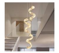JWBXFYXW Scale per Camera da Letto Leggera a Sospensione Lustre lampadario a LEDELIE LED K9 Cristalli Cristalli Light Acciaio Drop Light Sospende Lampada a Luminaria DECI