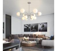JWBXFYXW V-INTAGE CIPPENT LIGHTIGHT Sputnik 12 Lampadari in Metallo di metà secolo Leggera per Sala da Pranzo Isola Cucina Moderna Globe Soffio