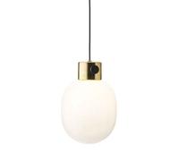 Audo Copenhagen Lampada a sospensione JWDA Ottone e vetro opale