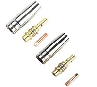 JWFBDB 3 pezzi Torcia for saldatura 15AK for accessori for saldatura Ugelli Punta di contatto 0,6 mm 0,8 mm 0,9 mm 1,0 mm 1,2 mm Accessori for utensili professionali(0.9MM)