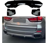 JWJVG Auto Paraurti Posteriore Labbro Diffusore per BMW X5 F15 M Sport 2014 2015 2016 2017 2018,AntiGraffio Corpo Protezione Labbro Inferiore Splitter Kit