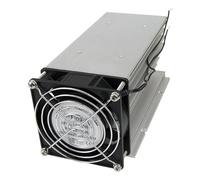 JWLINRKS 02F-180 180 * 100 * 95 mm 120A Relè a Stato Solido trifase SSR Radiatore dissipatore di Calore con Ventola 220VAC e Copertura Protettiva(White Dual Ball)