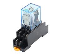 JWLINRKS 10set MY2P HH52P MY2NJ Relè 12V 24V DC / 12V 24V AC Bobina Relè Micro Mini DPDT for Uso Generale(AC,24V-01)