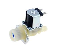 JWLINRKS 1PCS 12 Millimetri G3/4 di Plastica Elettrovalvola di Ingresso Valvola di Riempimento di Controllo del Flusso d'Acqua Normalmente Chiuso DC12V DC24V DC36V DC48V AC220V(DC 24V)