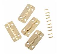 JWLINRKS Cerniera, 20 Pezzi for mobili in Oro for Porta di Scatola, Piccola Cerniera Decorativa for ferramenta for mobili, cassetti, armadietti