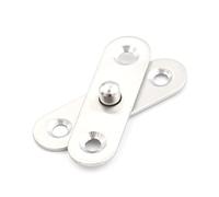 JWLINRKS Cerniera Girevole A 360 Gradi Fai da Te, Perno della Porta in Acciaio Inossidabile su Giù Albero 75/95/100mm Cerniere for Mobili Cerniere