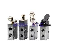 JWLINRKS Valvola Meccanica pneumatica S3B / S3L / S3R / S3V / S3HS / S3PM / S3PL / S3PF / S3HL-M5-06-08 Valvola direzionale(Rot)