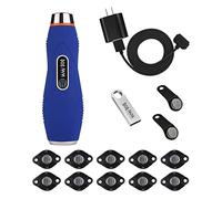 JWM iButton Guard Tour System con torcia, bacchetta di sicurezza con cloud gratuito e software autonomo, sveglia e pedometro per hotel, magazzino e pattuglia logistica