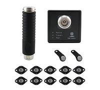 JWM Touch Guard Tour System, iButton Security Guard Checkpoint Bacchetta con Downloader, 125 KHz Software Libero 12 punti di controllo iButton 2 tag personale iButton Lingua personalizzata