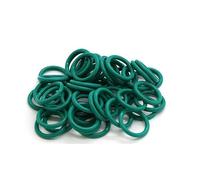 JWOO 2 Pezzi Verde O-Ring Rondella di Tenuta Resistente all'olio e agli acidi CS 2 2.4 3.1 3.5 4 5mm FKM Guarnizione O Ring in Gomma Fluoro OD 42-100mm (Size : 62x52x5mm)