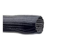 JWOO Expandable Sleeving Self-Closing Braided Cable Wrap Management Overlaps Cable Loom Split Wrap for Pipe Wire Protection(38MM*5M)