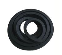JWOO Striscia di Gomma nitrilica Solida Nera 4x4/6x6/12x12mm, Striscia di Tenuta NBR Quadrata da 1 m, for guarnizioni di Tenuta in Nitrile Solido(10x10mmx39 inch)