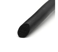 JWOO Striscia di gommapiuma Rotonda da 1/2 m, Diametro 16 mm, Striscia di Tenuta Nera in EPDM, for forni Meccanici Striscia di gommapiuma Rotonda(200cm*14mm)