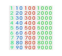 JWQFBC Carte Numeriche, Giochi Matematici, Giocattoli Didattici per L'apprendimento Della Matematica, Materiali Matematici Educativi Da 1 a 90