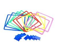 JWQFBC Confezione da 10 Anelli, Anelli di Agilità, Cerchio di velocità per, Gioco di Lancio per La Scuola, Ragazzi E Ragazze, per Interni E, Piazza