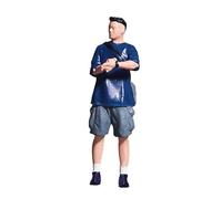 JWQFBC Figura in Piedi in Scala 1/64, Modello di Persone Minuscole, Resina, Diorama, Scenario, Figura di Persone di Strada Realistiche E Stimolate per, Uomo Che Aspetta Un Taxi