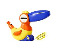 JWQFBC Fischietto Giocattolo Uccello Strumento Musicale Acqua con Laccetto in Pp Durevole Favorisce Apprendimento E capacità Respiratoria Adatto per Bambini, Blu