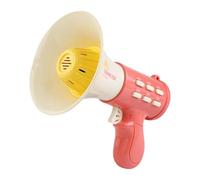 JWQFBC Giocattolo Cambia Voce per Bambini con Funzione di Altoparlante Portatile Megafono Giocattolo Registrazione Vocale E Amplificatore Integrato Realizzat, Rosso, Taglia unica bambino