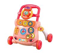 JWQFBC Giocattolo per Bambini Che Cammina E Impara con La Musica, Regalo per Bambini, Macchinina a Rotelle, Giocattolo Educativo E per Imparare a Camminare, rosso, Taglia unica