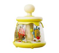 JWQFBC Gioco a Carosello a Pressione, Portatile, per Lo Sviluppo Della Motricità Fine, Ideale Come Regalo di Natale, Gioco Sensoriale E Educativo per Bambine, Verde, Taglia unica bambino
