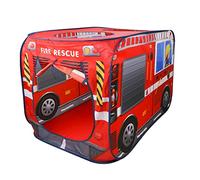 JWQFBC Grande Tenda da Gioco Pieghevole, Tenda per Auto, Giocattolo da Giardino, Regalo di Compleanno, Camion dei Pompieri