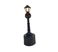 JWQFBC Modello di Lampione Stradale in Miniatura in 1:12, Decorazione per Palo della Lanterna da Esterno, Decorazione per Le FESTIVITÀ, Testa Unica
