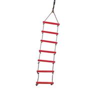 JWQFBC per Arrampicata Giocattolo Bambini Corda Resistente con 6 Pioli Plastica E Struttura Solida Gancio Metallo Indicata per Casetta su Albero