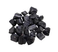 JWQFBC Pietra Grezza Naturale di Tormalina Nera 100 G per Tavolo, Studio, Sala Da Tè