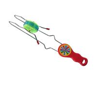 JWQFBC Ruote Giroscopiche Lampeggianti Rail, Giocattoli Educativi per Bambini, LED E Luce Lampeggiante, Ruote Giroscopiche a Spirale retrò con Parte