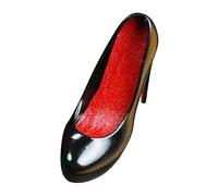 JWQFBC Scarpe con Tacco Alto da Soldato in 1/6, Costume da Soldato in Miniatura, Stile retrò Casual, Tacco Finto per Action Figure da Soldato da 12 Pol, Nero a