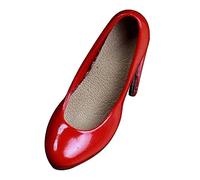 JWQFBC Scarpe con Tacco Alto da Soldato in 1/6, Costume da Soldato in Miniatura, Stile retrò Casual, Tacco Finto per Action Figure da Soldato da 12 Pol, Rosso B