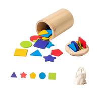 JWQFBC Scatola di Smistamento di Colori E Forme, Giocattolo per L'apprendimento Precoce, Giocattolo per Lo Sviluppo, Giocattolo in Legno Color, Come immagine, Stile C