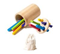 JWQFBC Scatola di Smistamento di Colori E Forme, Giocattolo per L'apprendimento Precoce, Giocattolo per Lo Sviluppo, Giocattolo in Legno Color, Come immagine, Stile B