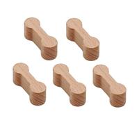 JWQFBC Set di 5 Connettori per Binari, Giocattolo per Bambini per Creare Binari, Fai da Te, Fibbie per Treni, Accessori per Binari Ferroviari, Adattatore per, Legna