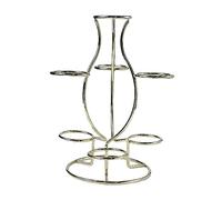 JWQFBC Sette Sfere di Cristallo, Sette Sfere, Supporto, Oggetti di Scena per La Fotografia, Supporto in Metallo, Supporto per Sfere di Cristallo per Showroom, B