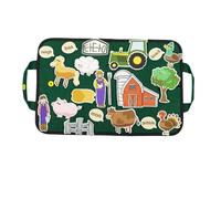 JWQFBC Tabellone in Feltro Pieghevole E Portatile per L'insegnamento Delle Abilità Motorie L'asilo, Regali Interattivi per per, azienda agricola, Taglia unica