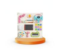 JWQFBC Tappeto Gioco Bambini, Box con Attività, per Bambini, Tappeto ati Interattivo, Set di illuminazione per la concentrazione
