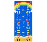 JWQFBC Tappeto Gioco Bambini e Neonato Sensoriale Impermeabile con Fondo Antiscivolo per e attività Motorie, Stile Oceano per Due Persone