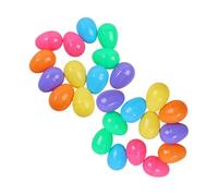 JWQFBC Uova di Pasqua Vuote, Ideali per Riempire Pasquali, Decorazioni per La Casa, Stampate E Colorate, Perfette Come Bomboniere, per La, 24 Pezzi