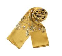 JWSilk Sciarpa lunga in Charmeuse di seta per uomo, 63"x10"
