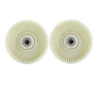 Jwthee 2 pezzi ruota dentata interna per motosega elettrica, in plastica bianca, ruota motrice per motosega elettrica, ruota dentata interna, ricambio per motoseghe elettriche