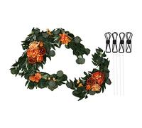 Jwthee 2 Set Wedding Arch Flowers, Falso Fiore Vino Fiore Garland Ricevimento cerimonia di ricevimento Decor per il giardino per la casa di nozze (18063-JS)