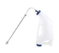 Jwthee Biberon per vitelli in Acciaio Inossidabile 3L 4L, Accessorio per mangiatoia per Latte per Animali da Fattoria, Strumento Infermieristico di Grande capacità per vitelli (Arte)