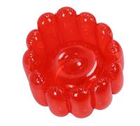 Jwthee Divano Gonfiabile, Sedia Gonfiabile, Divano da Salotto, Divano Gonfiabile Poltrona Divani Gonfiabili da Esterno Portatili Sedile Trasparente Colore Caramella per Casa Soggiorno (rosso)