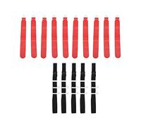 Jwthee Flag Calts Calts, 5 giocatori regolabile Flag Football Set con fibbia Easy Lacring Away Belt for Sport Team Training Competition Youth Adult (Rosso)